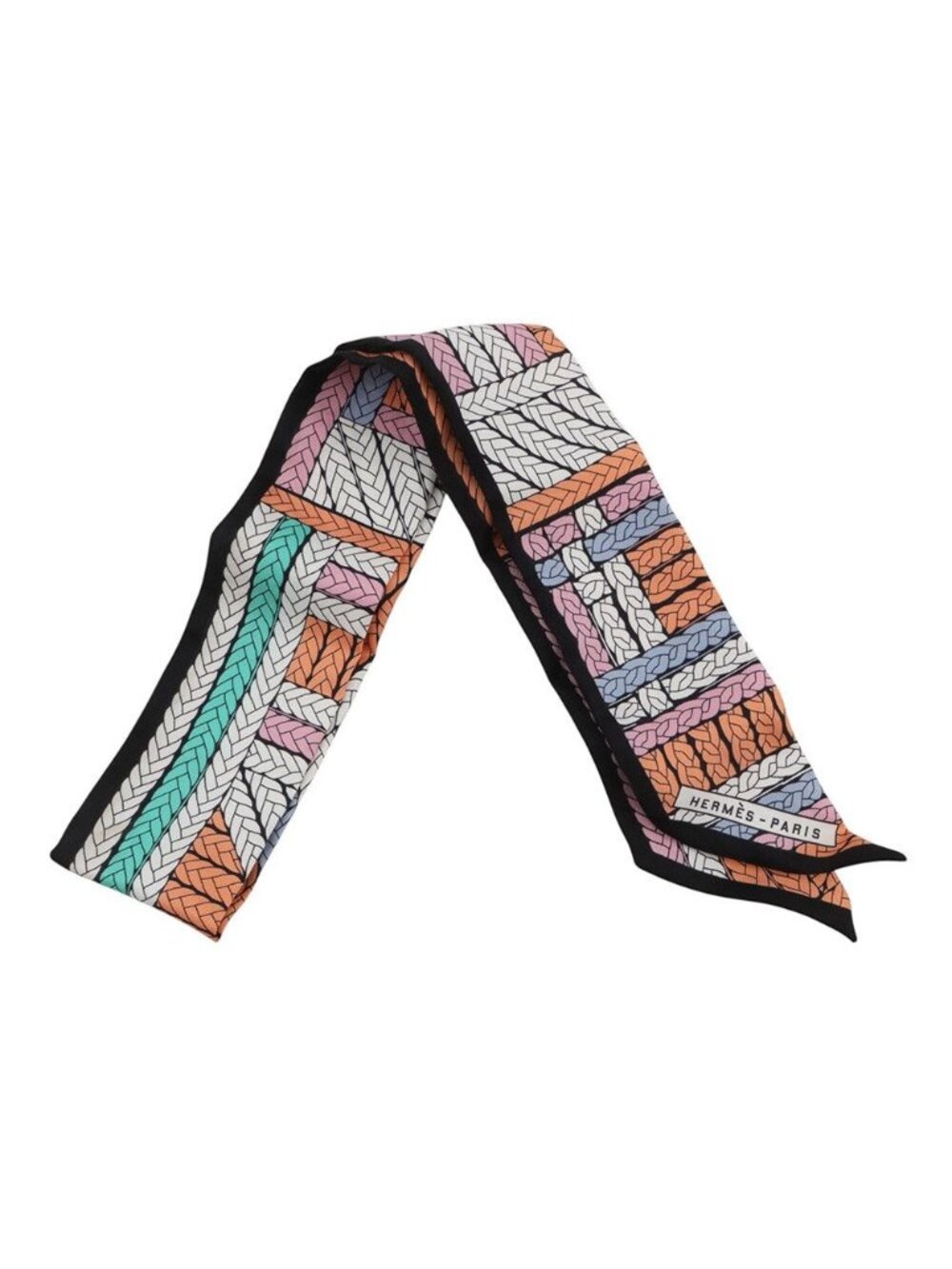 Hermes Scarf Twill Tresses Silk